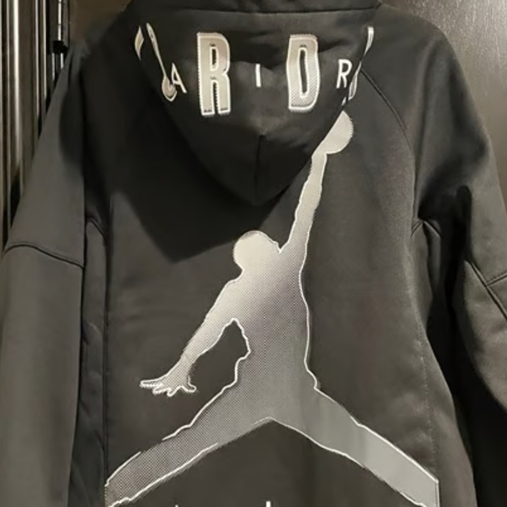 Jordan Black hoodie zip up big kids XL
